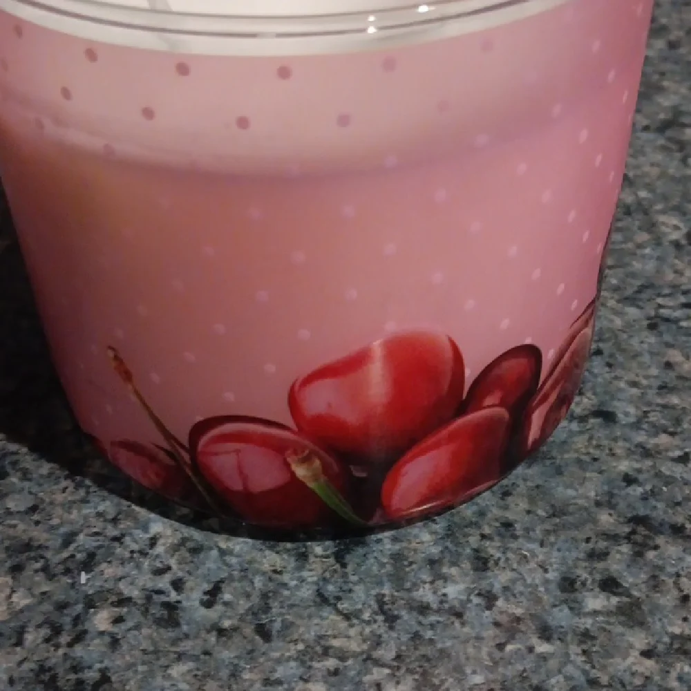 Bath & Body Works Pink Candle with Mint Lid